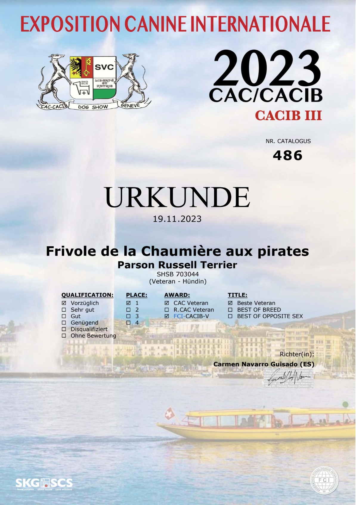 191123 Genf Frivole486 Diplom CACIB III