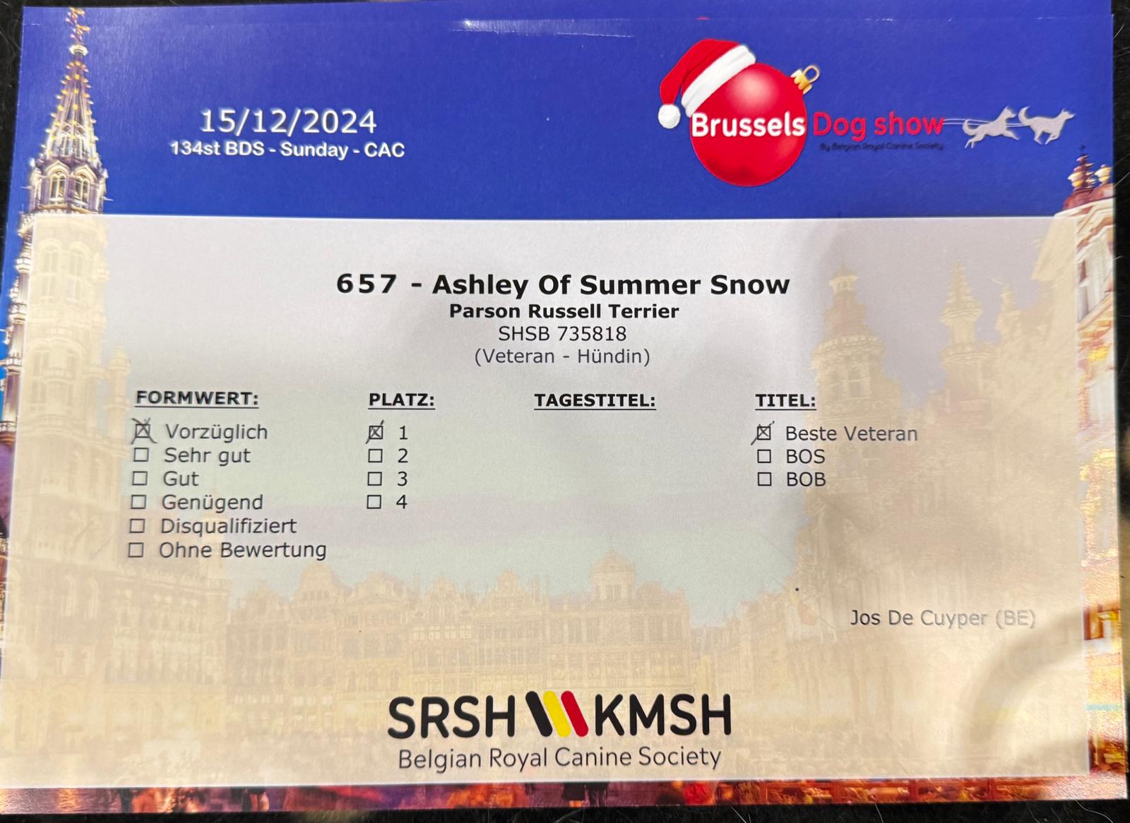 Ashley Of Summer Snow Brüssel CAC 151224